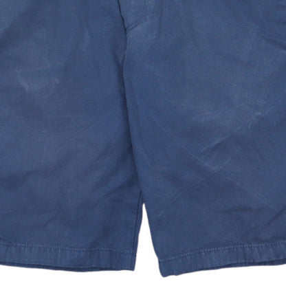 Carhartt Mens Blue Chino Shorts Size 34 Regular Fit Cotton Blend