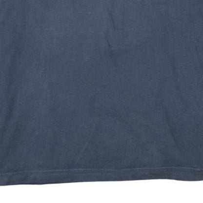 Napapijri Men’s Blue Expedition Staff Long Sleeve Cotton T-Shirt L