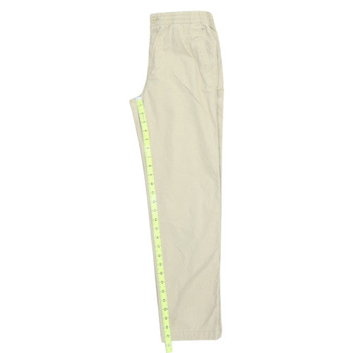 Ralph Lauren Boys Beige Chino Trousers Age 14 Elastic Waist