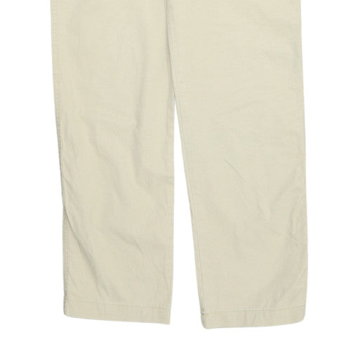 Ralph Lauren Boys Beige Chino Trousers Age 14 Elastic Waist