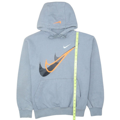 Nike Men’s Blue Pullover Hoodie M Graphic Logo Sportswear