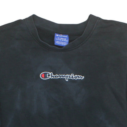 Champion Boys Black XL Crew Neck Pullover Sweatshirt 13-14 Years