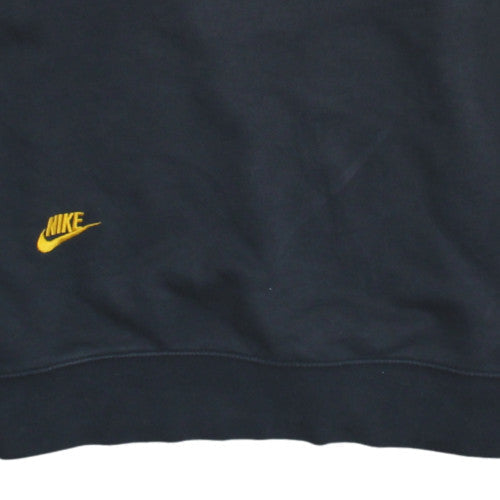 Nike Men's Black L Pullover Sweatshirt with Embroidered Logos