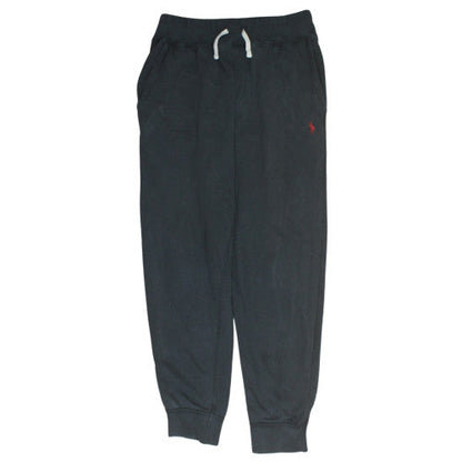 Ralph Lauren Men’s Black Jogger Trousers Size S Elastic Waist Fleece