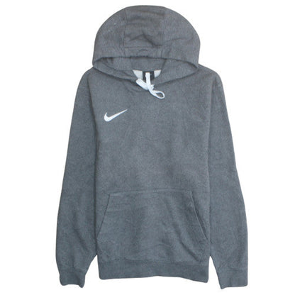 Nike Men's Grey Pullover Hoodie Size S Fleece Logo Sportswear