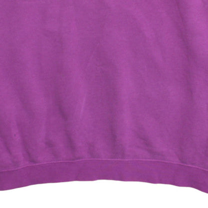 Nike Womens Purple Crew Neck Pullover Sweatshirt Large