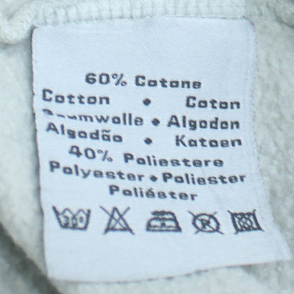 Kappa Men's White Medium Pullover Sweatshirt Logo Sportswear Vintage