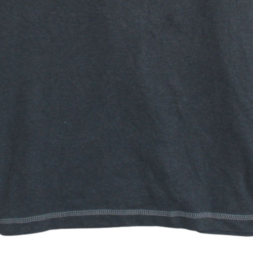 Puma Men's Black S Henley Hoodie Lightweight Hooded Top