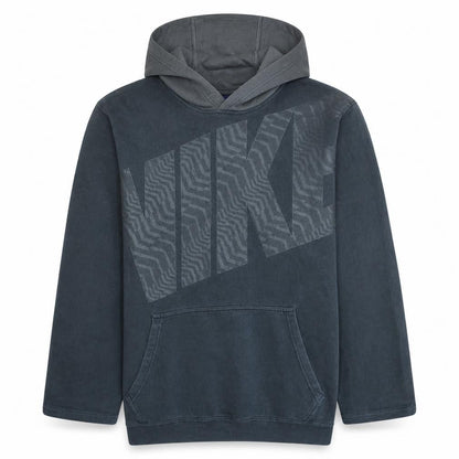 Nike Men's Black Pullover Hoodie L Graphic Print Fleece