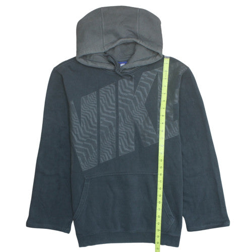 Nike Men's Black Pullover Hoodie L Graphic Print Fleece