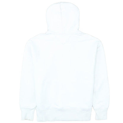 Tommy Jeans Women's White Small Pullover Hoodie with Logo