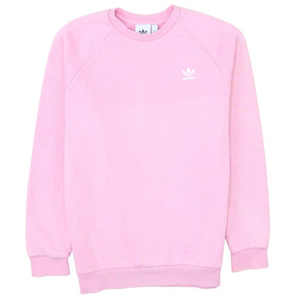 Adidas Womens Pink Crew Neck Pullover Sweatshirt Size M