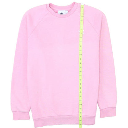 Adidas Womens Pink Crew Neck Pullover Sweatshirt Size M
