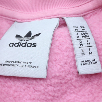 Adidas Womens Pink Crew Neck Pullover Sweatshirt Size M