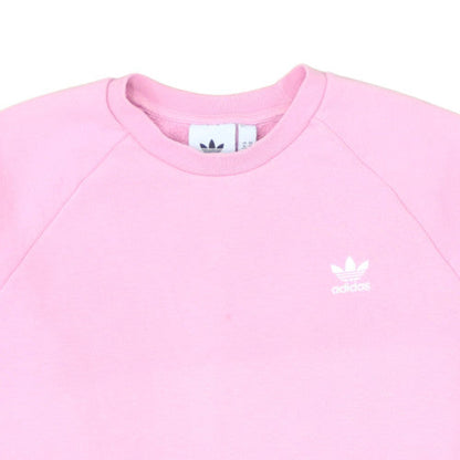 Adidas Womens Pink Crew Neck Pullover Sweatshirt Size M