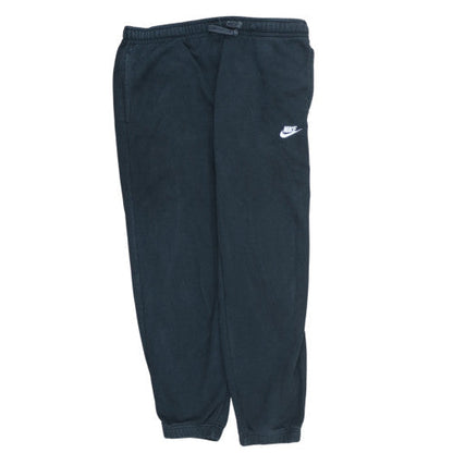 Nike Men's Black Cotton Fleece Sweatpants M Regular Fit