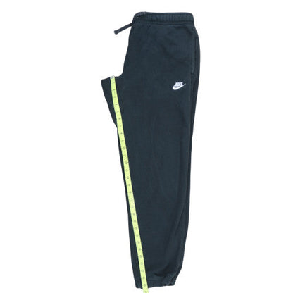 Nike Men's Black Cotton Fleece Sweatpants M Regular Fit