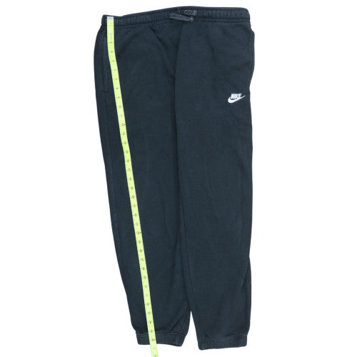 Nike Men's Black Cotton Fleece Sweatpants M Regular Fit