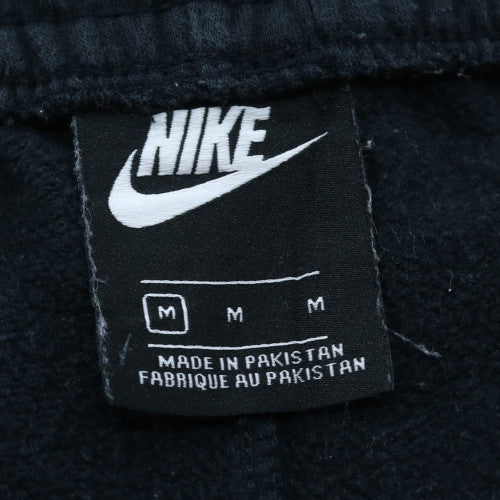 Nike Men's Black Cotton Fleece Sweatpants M Regular Fit
