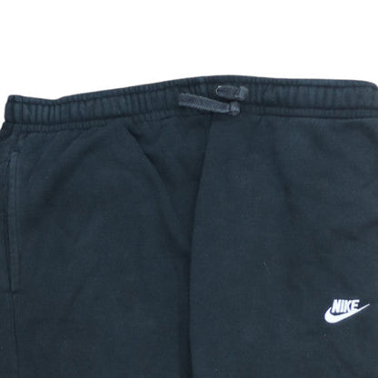 Nike Men's Black Cotton Fleece Sweatpants M Regular Fit