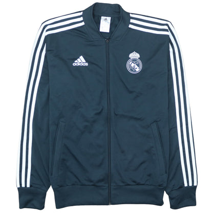 Adidas Men Blue Real Madrid Track Jacket M Full Zip Activewear