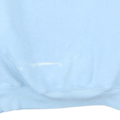 Carhartt Men's Blue Logo Crew Neck Sweatshirt Size L