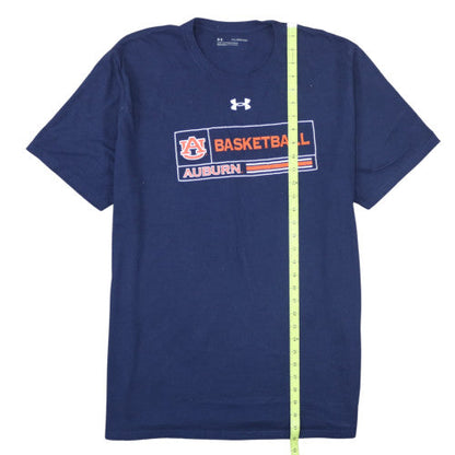 Under Armour Men's Navy Auburn Basketball Graphic T-Shirt Size XL