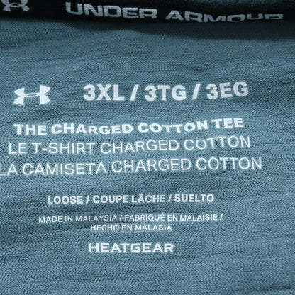 Under Armour Men’s Blue 3XL Charged Cotton Crew Neck T-Shirt