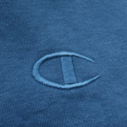 Champion Men's Blue Pullover Hoodie XL Fleece Embroidered Logo