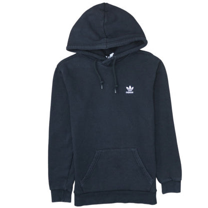 Adidas Mens Black XS Pullover Hoodie Fleece Sweatshirt