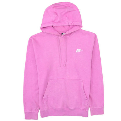 Nike Women's Pink Pullover Hoodie Small Cotton Fleece Casual