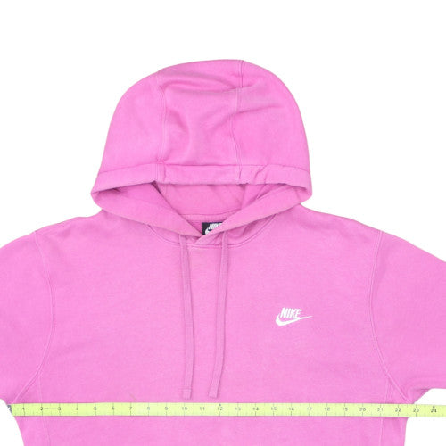 Nike Women's Pink Pullover Hoodie Small Cotton Fleece Casual