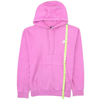 Nike Women's Pink Pullover Hoodie Small Cotton Fleece Casual