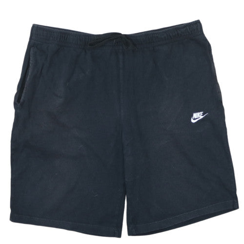 Nike Men's Black Sweat Shorts M Cotton Blend Casual Sportswear