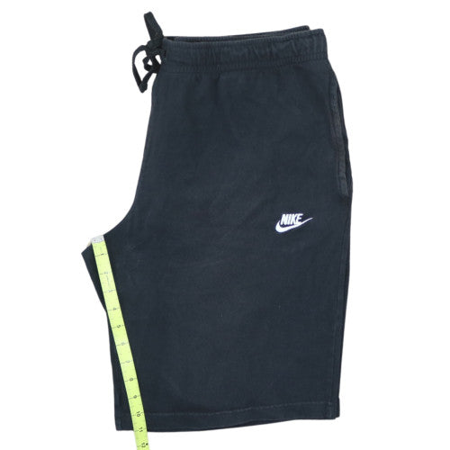 Nike Men's Black Sweat Shorts M Cotton Blend Casual Sportswear