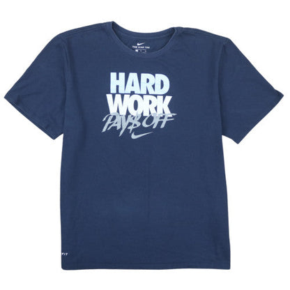 Nike Men's Navy Dri-FIT Graphic Athletic T-Shirt XL