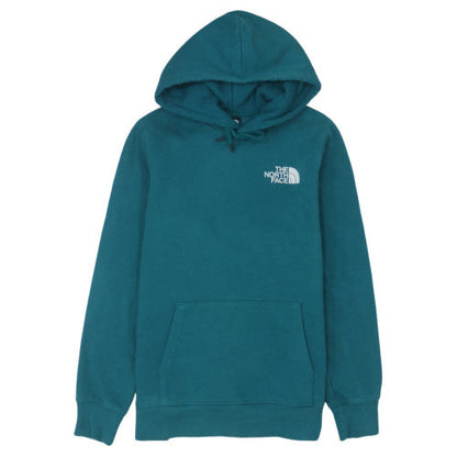 The North Face Womens Teal Pullover Hoodie Size M Cotton Blend