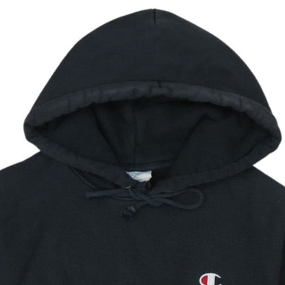 Champion Men's Black Reverse Weave Pullover Hoodie Size S