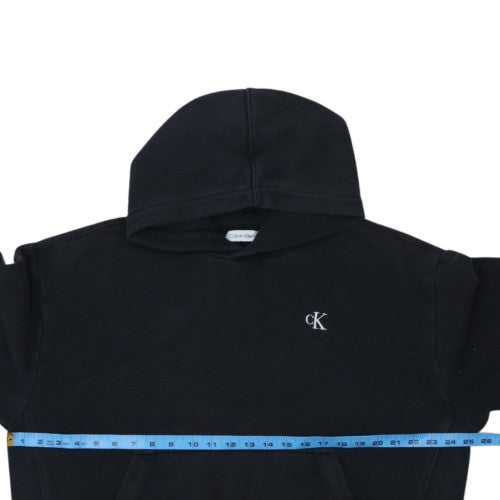 Calvin Klein Men's Black Relaxed Fit Pullover Hoodie Size S