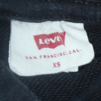 Levi's Teens Black XS Pullover Hoodie with Logo Print