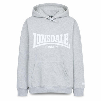 Lonsdale Mens Grey XL Pullover Hoodie Sports Fleece Sweatshirt