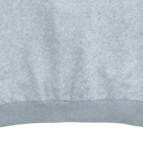 Adidas Mens Grey Pullover Sweatshirt L Crew Neck Fleece Sports Top