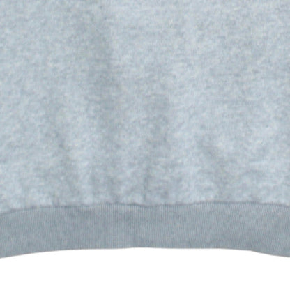 Adidas Mens Grey Pullover Sweatshirt L Crew Neck Fleece Sports Top