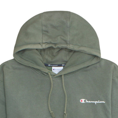 Champion Men's Green XL Pullover Logo Fleece Hoodie