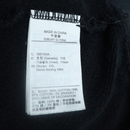 Nike Men's Black 2XL Pullover Hoodie with Logo