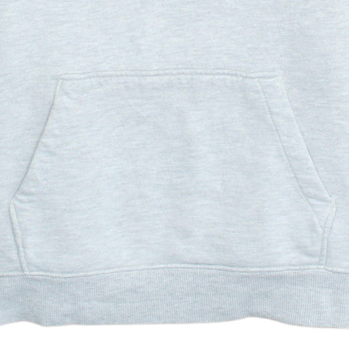 The North Face Unisex Grey Pullover Hoodie L Fleece Cotton Blend