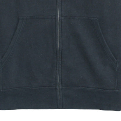 Vans Mens Black Full Zip Hoodie Medium Skate Graphic Hooded Sweatshirt