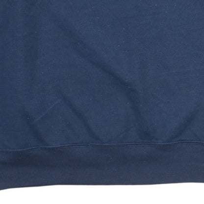 FILA Men's Blue Pullover Sweatshirt L Retro Crew Neck