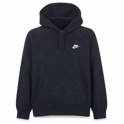 Nike Womens Black Pullover Hoodie Medium Cotton Blend Activewear