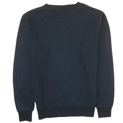 Ellesse Womens Black Crew Neck Pullover Sweatshirt UK 12